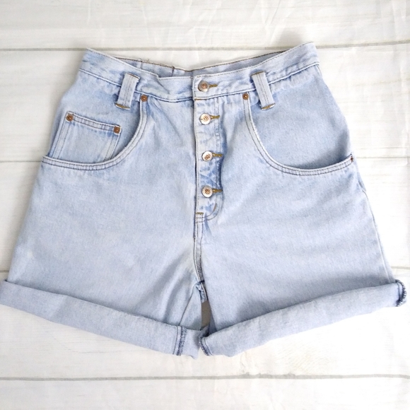 Zanadi Pants - Vintage 90's Zanadi Extra High Waist Denim Shorts